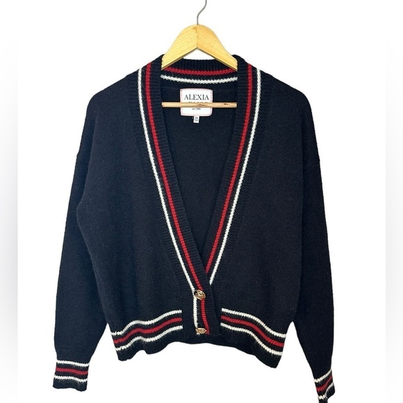 Alexia Admor Cathrine Button Front Knitted Sweater Cardigan XS - Picture 2 of 7